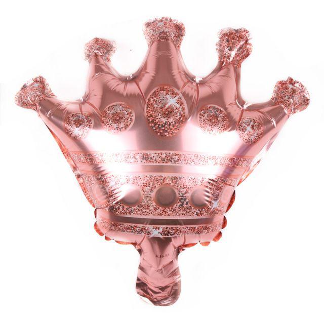 Balon Foil Mahkota / Crown Rose Gold Mini
