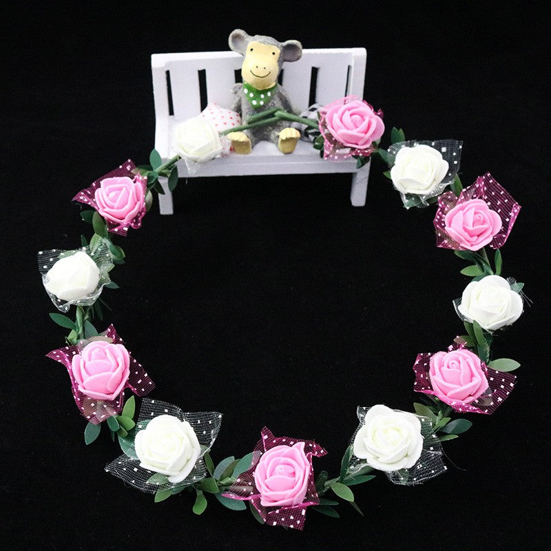 Flower Crown ( isi 12 Kuntum Bunga) / Mahkota Bunga