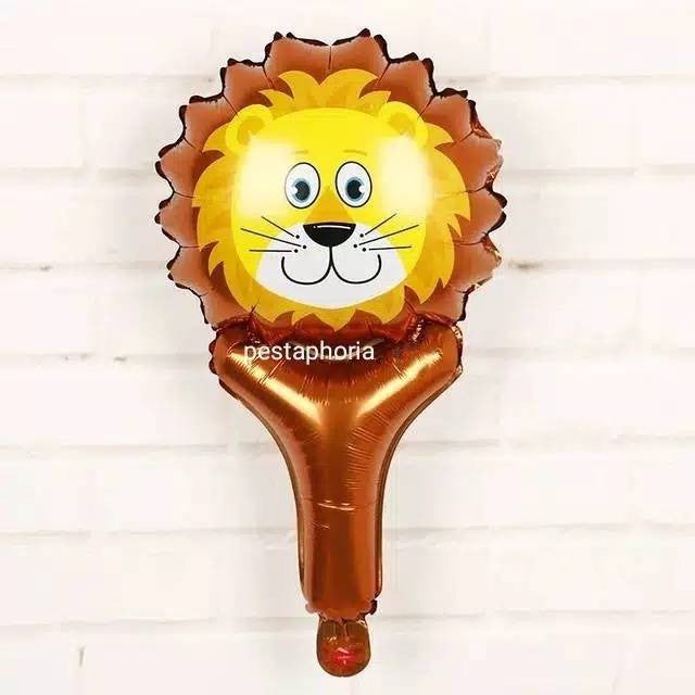 Balon Foil Pentung / Tongkat / Tenis Kepala Hewan / Animal Head