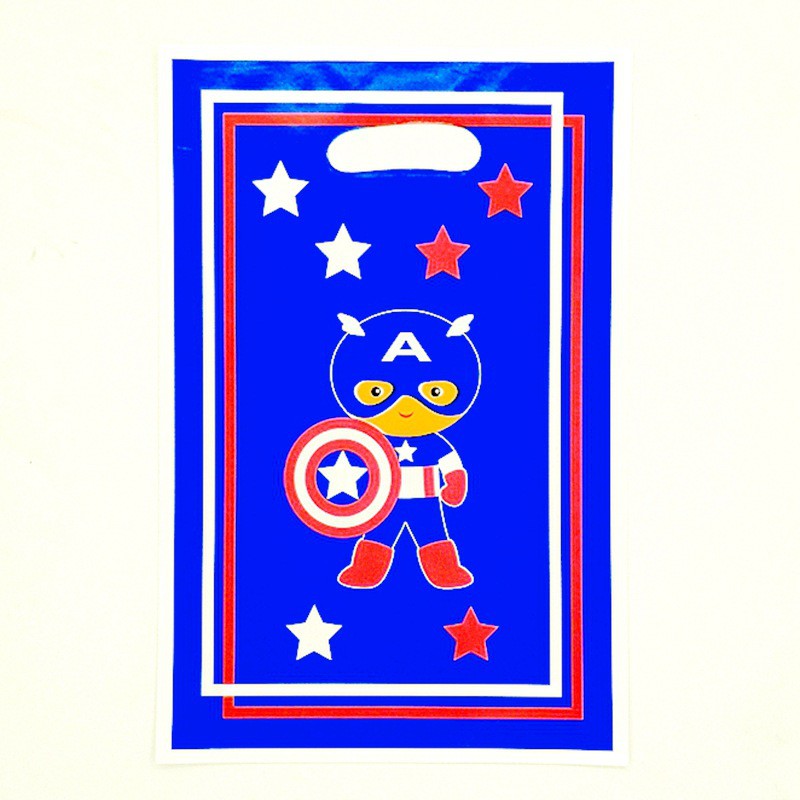 Candy Bags / Plastik Snack Ultah / Ulang Tahun Karakter / Kartun Size 16 cm x 25 cm