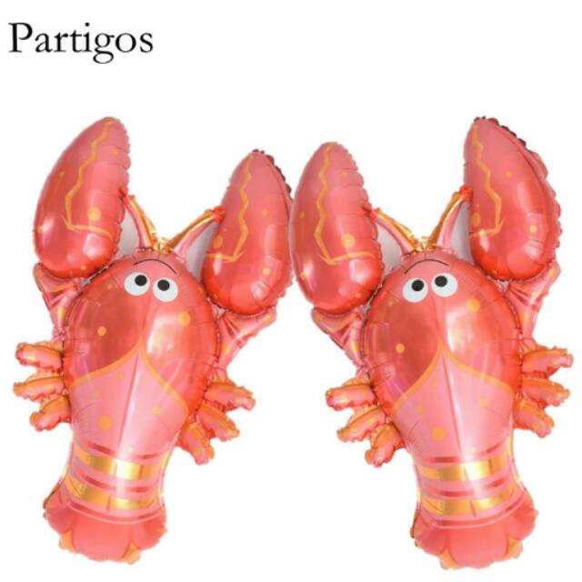 Balon Foil Lobster Jumbo Size 98 cm