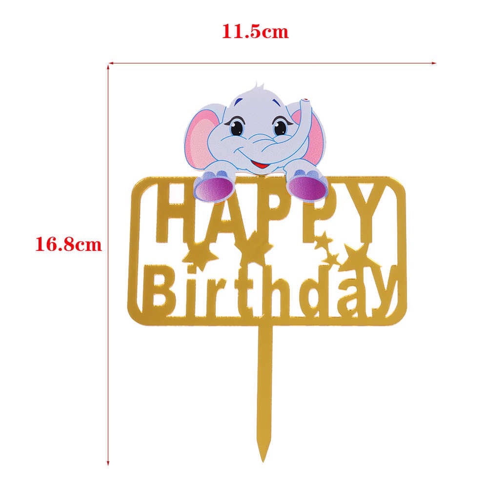 Cake Topper Acrylic / Akrilik Happy Birthday One & Unicorn/ Ariel Mermaid /Captain America / Rainbow