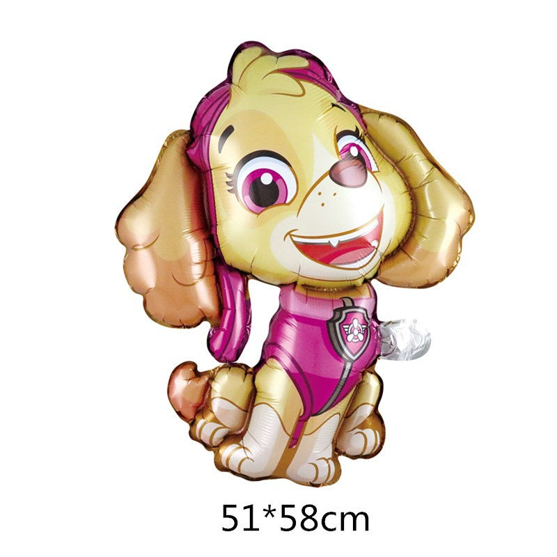 Balon Foil Paw Patrol New Jumbo Chase, Marshall, Rubble, Skye, Ryder