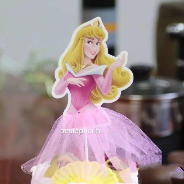 Cake Topper Princess Snow White, Sofia, Anna, Aurora, Cinderella, Elsa