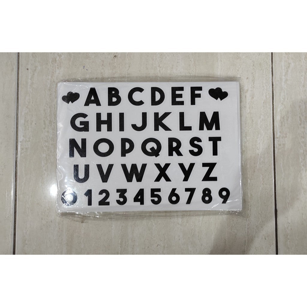 Stiker Bobo Balon PVC Ukuran 21 x 29 cm Balloon Sticker Get Well Soon/Graduation/Grad/Abjad/Congratulations