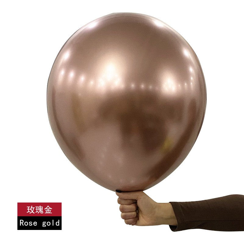 Balon Latex / Lateks Chrome Jumbo Size 18 Inch