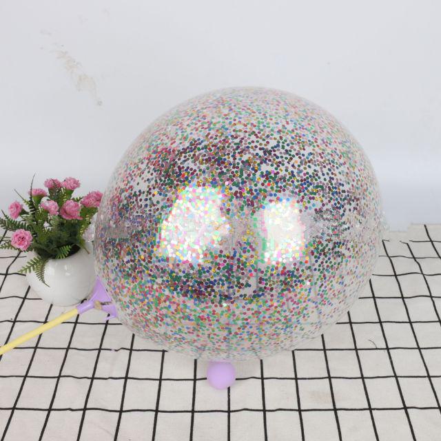 Balon Latex / Lateks Confetti Glitter 12 inch