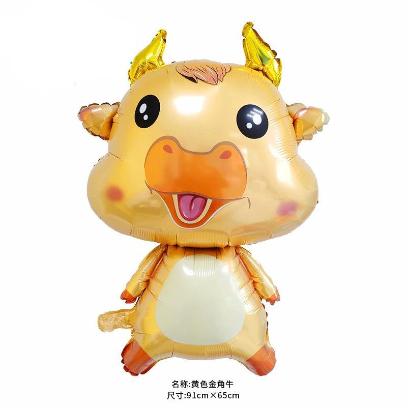Balon Foil Standing Cow Jumbo