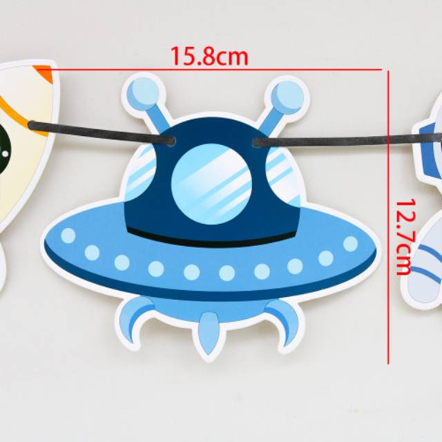 Bunting / Banner Astronot / Rocket
