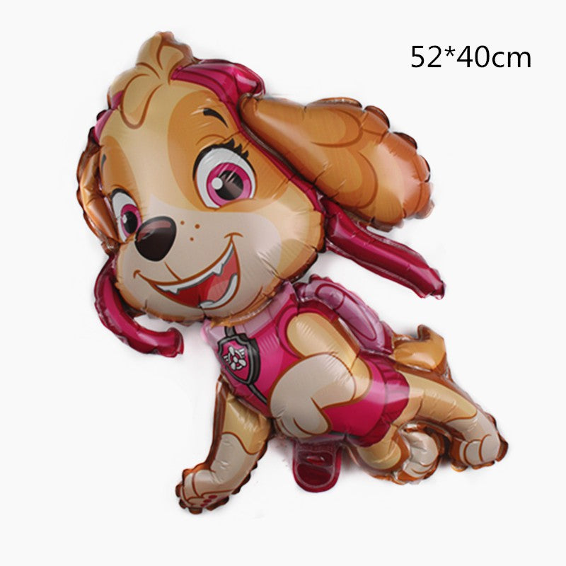 Balon Foil Paw Patrol New Jumbo Chase, Marshall, Rubble, Skye, Ryder