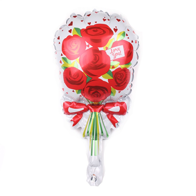 Balon Foil Rose Bouquet Size Mini