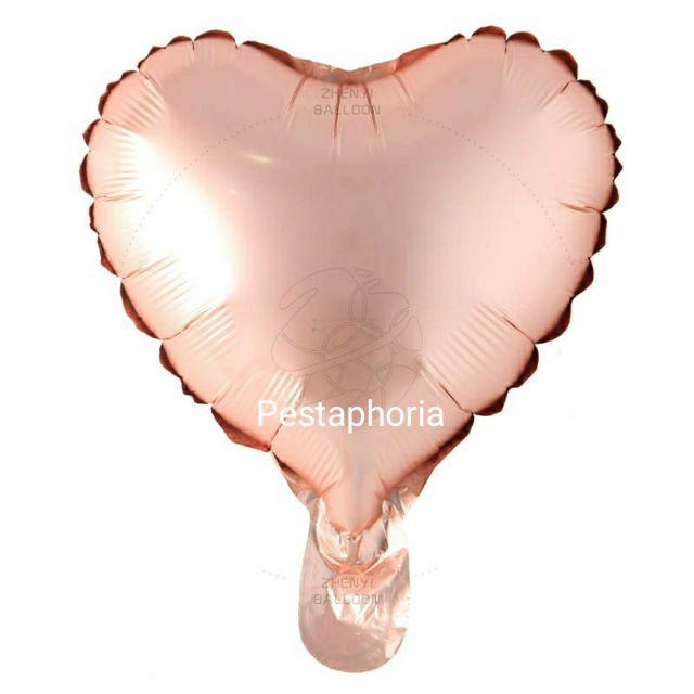 Balon Foil Love / Hati Satin Matte Size 10 inch ( 25 cm)