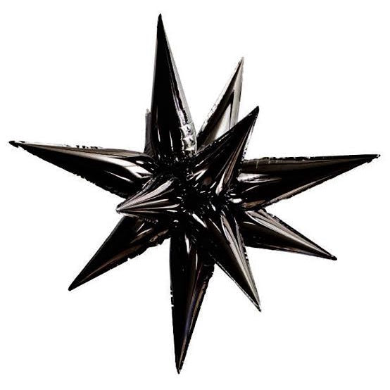 Balon Foil Starburst 3D Size 22 inch