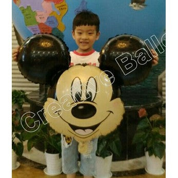 Balon Foil Mickey Mouse Head / Kepala Mickey Mouse Size Jumbo 120 cm