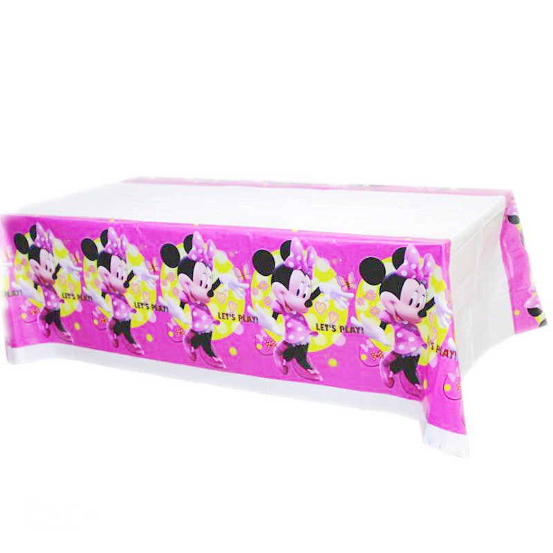 Taplak Meja Plastik Karakter/ Plastic Table Cover Karakter / Kartun