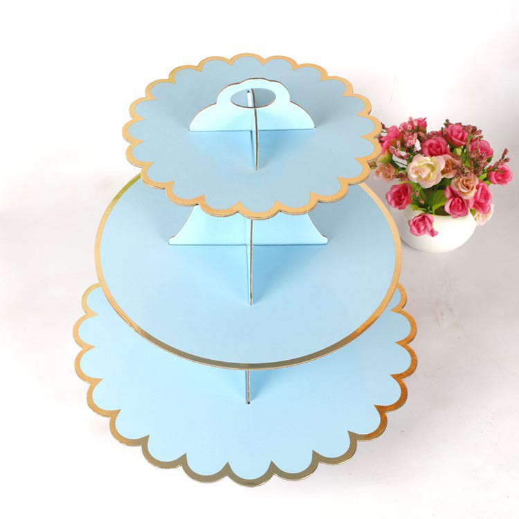 3 Tier Cupcake Stand / Cake Stand Polos List Gold