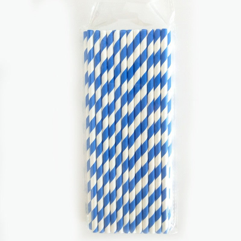 Paper Straw / Sedotan Kertas Motif Astor