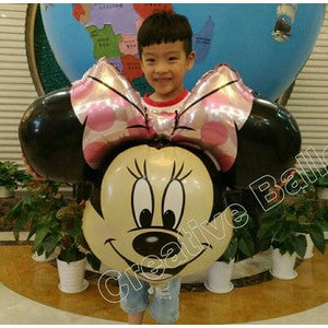 Balon Foil Kepala Minnie Mouse Size Jumbo 120 cm