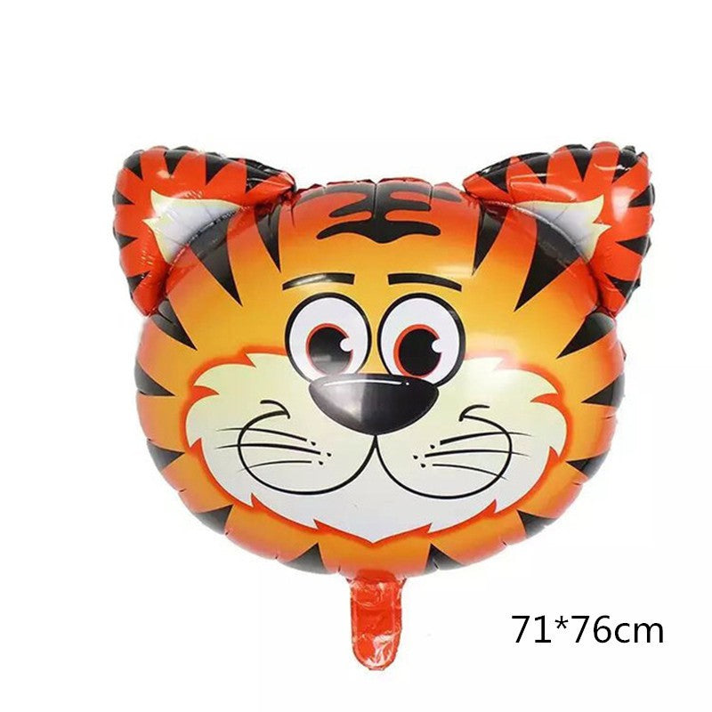Balon Foil Kepala Hewan Jumbo Size 80 cm