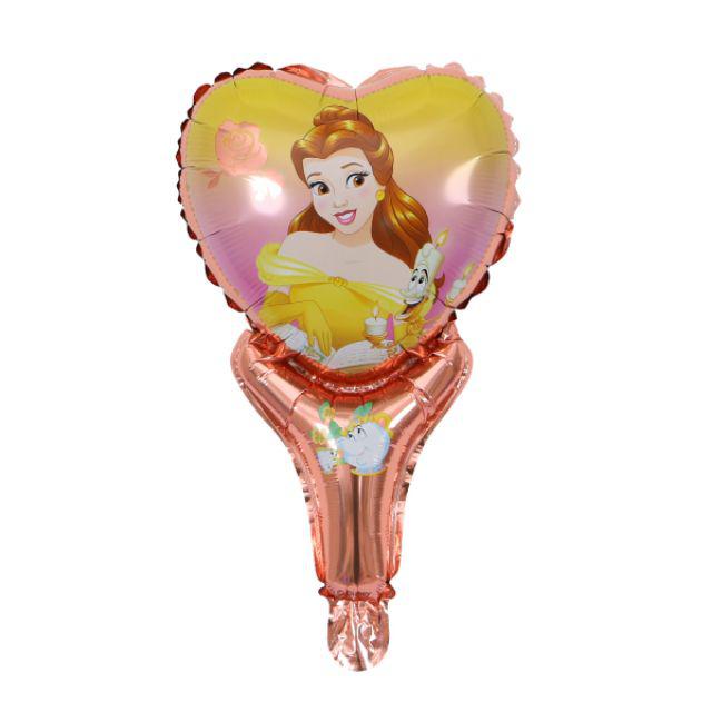 Balon Foil Pentung Princess Rapunzel, Belle, Cinderella, Ariel, Jasmine, Snow White