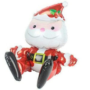 Balon Foil Natal / Christmas Santa Claus 3D Size Jumbo 106 cm