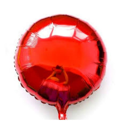 Balon Foil Bulat Polos / Round Size 45 cm