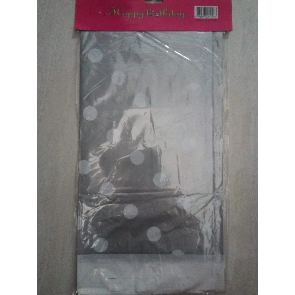 Taplak Meja Plastik Polkadot / Plastic Table Cover Polkadot
