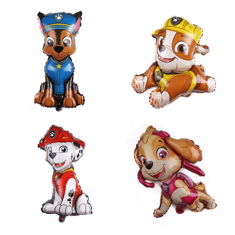 Balon Foil Paw Patrol New Jumbo Chase, Marshall, Rubble, Skye, Ryder