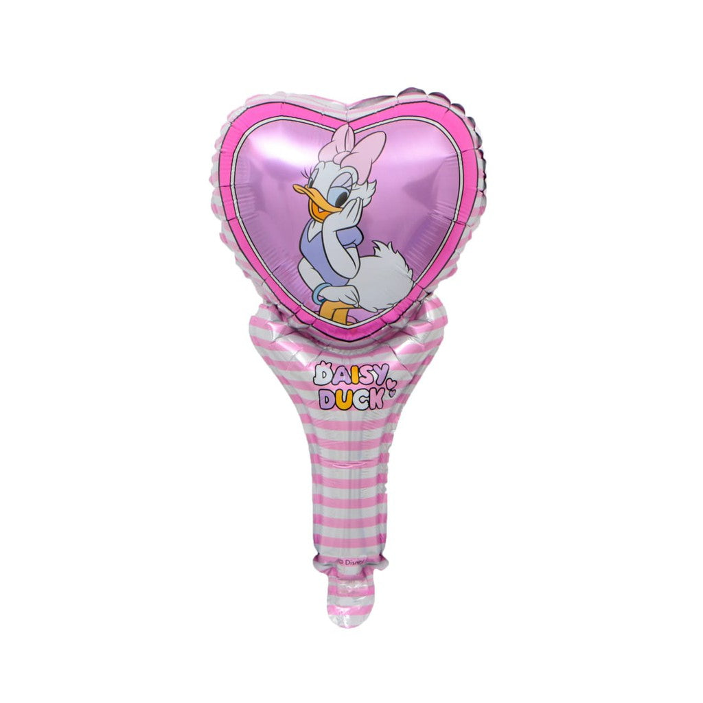 Balon Foil Pentung / Tongkat / Tenis / Handheld Hello Pepa Pig,Daisy Duck,Minnie Pink