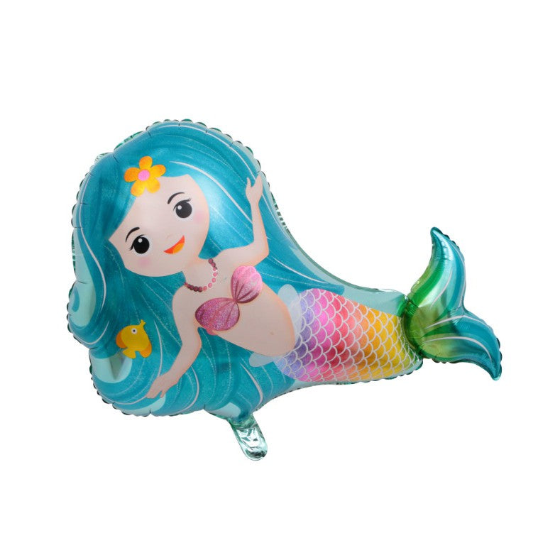 Balon Foil Reclining Mermaid Jumbo Size 76 cm