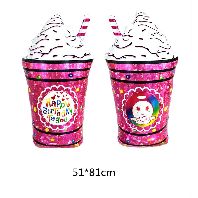 Balon Foil Bottle / Botol & Glass Champagne Jumbo / Lets Party / Cheers / Glitter Gold / Celebrate