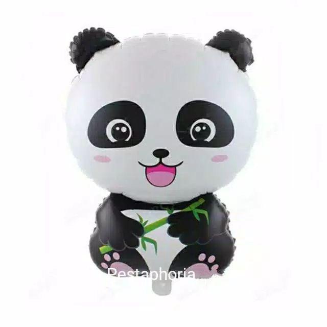 Balon Foil Panda Full Body Size 70 cm