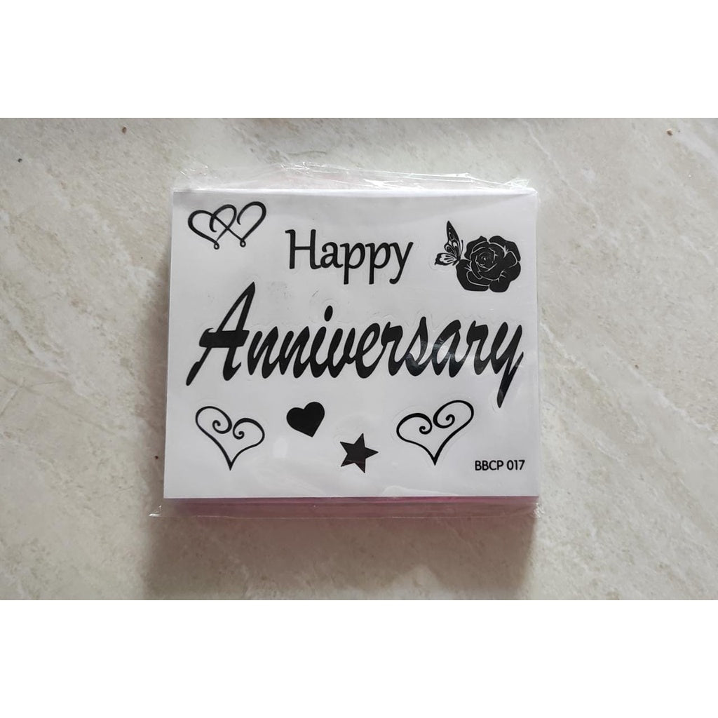 Stiker Bobo Balon PVC ukuran 12 x 12 cm / Balloon Sticker Tulisan Happy Birthday / Love You / Unicorn
