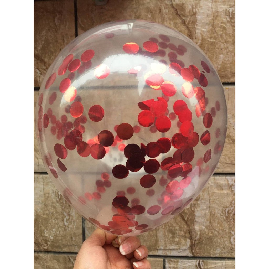 Balon Latex / Lateks Confetti 12 inch