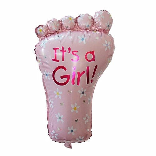 Balon Foil Baby Foot / Kaki Bayi Jumbo Size 80 cm