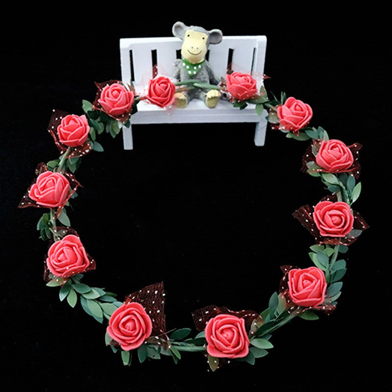 Flower Crown ( isi 12 Kuntum Bunga) / Mahkota Bunga