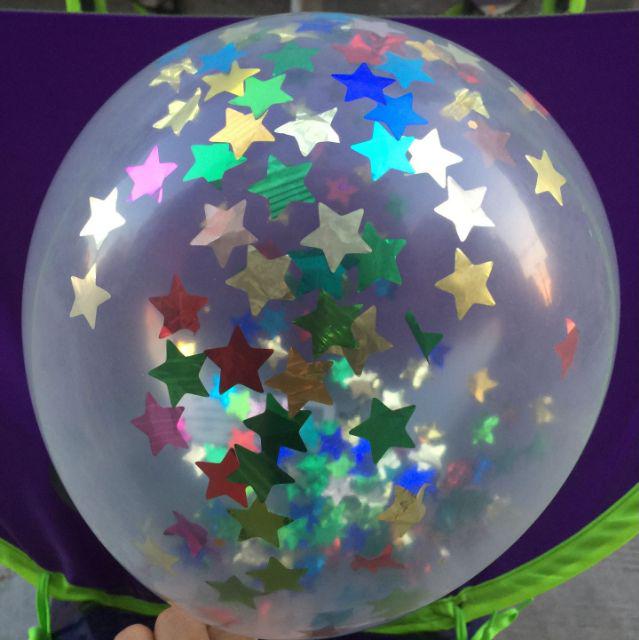 Balon Latex / Lateks Confetti 12 inch