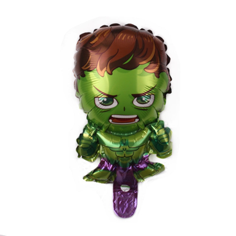 Balon Foil Spiderman, Captain America, Antman, Hulk, Falcon Size Mini