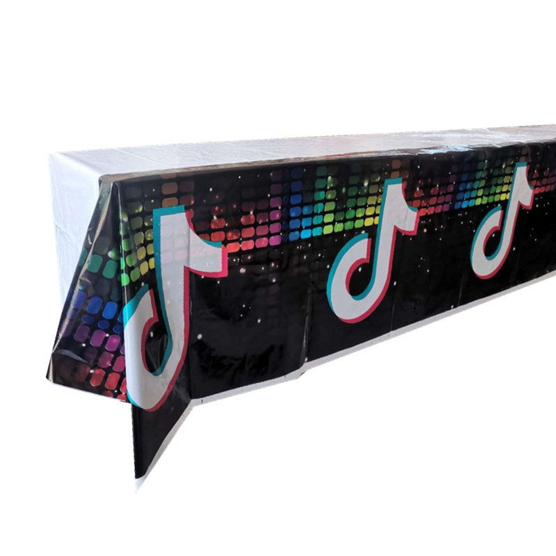 Taplak Meja Plastik Karakter/ Plastic Table Cover Karakter / Kartun