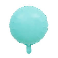 Balon Foil Hati / Love, Star / Bintang, Bulat / Round Macaron Size 45 cm