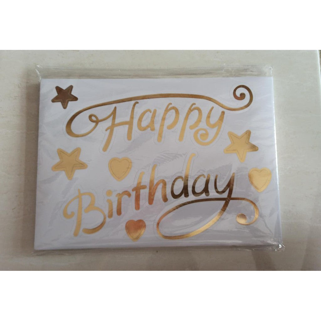 Stiker Bobo Balon PVC Ukuran 21 x 29 cm Balloon Sticker Tulisan Happy Birthday/I Love You/Graduation/Congrats