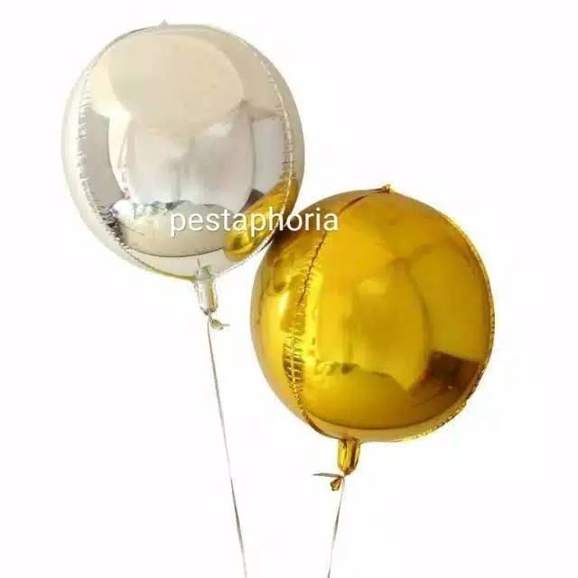 Balon Foil Round / Bulat 4d Size 22 inch