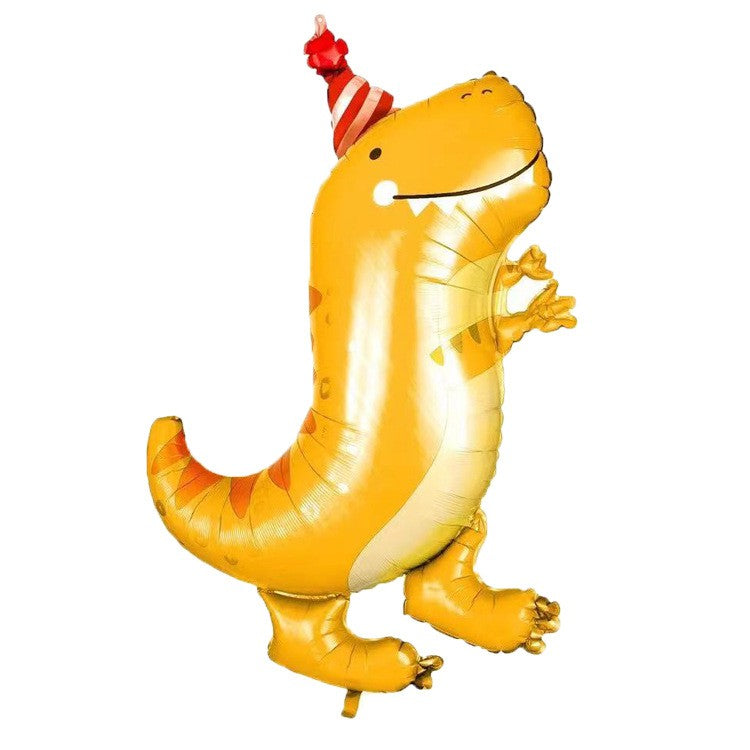 Balon Foil Dino/ Dinosaurus / Dinosaur Kartun Crown Jumbo Size 90 cm