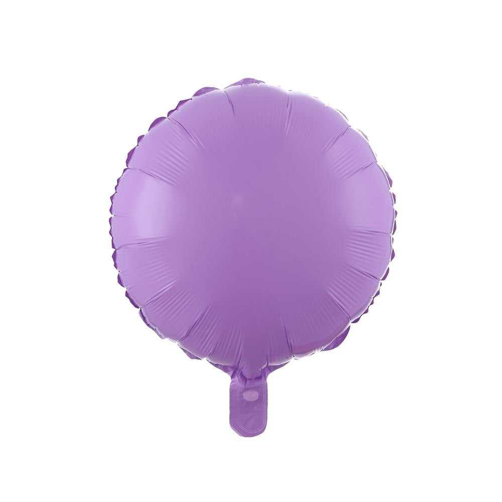 Balon Foil Hati / Love, Star / Bintang, Bulat / Round Macaron Size 45 cm