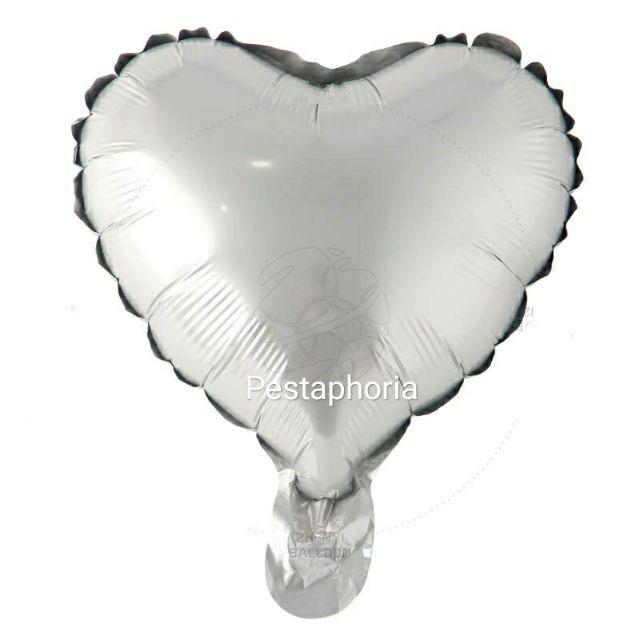 Balon Foil Love / Hati Satin Matte Size 10 inch ( 25 cm)