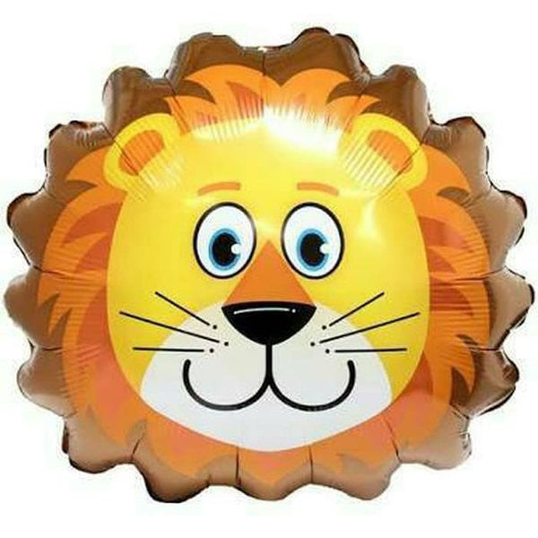 Balon Foil Lion Head / Kepala Singa Size 60 cm