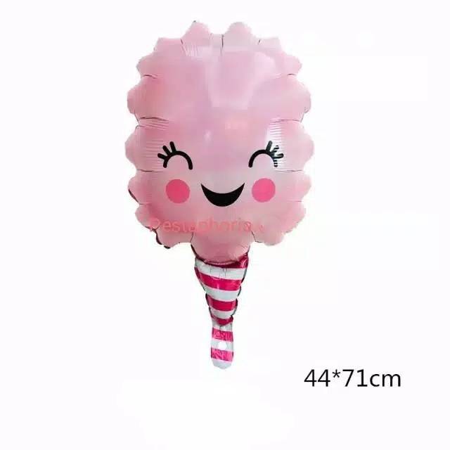 Balon Foil Pop Corn, French Fries, Ice Cream Smile Jumbo