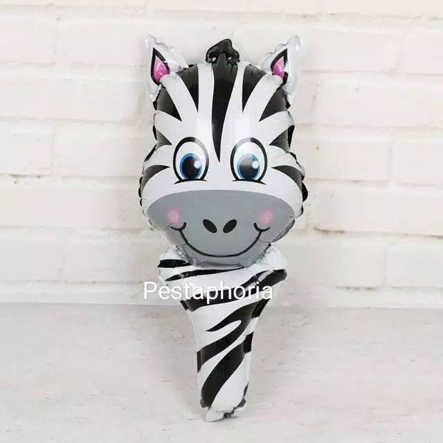 Balon Foil Pentung / Tongkat / Tenis Kepala Hewan / Animal Head