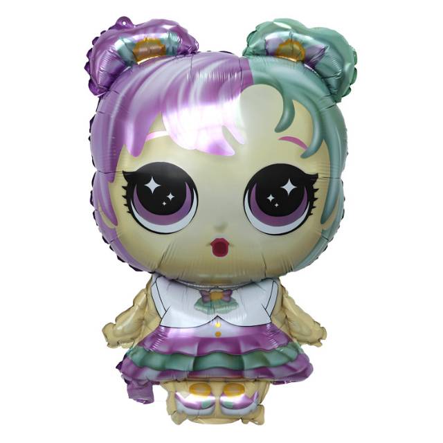 1 Set isi 8 Balon Foil LOL Surprise Doll Jumbo Size 83 cm