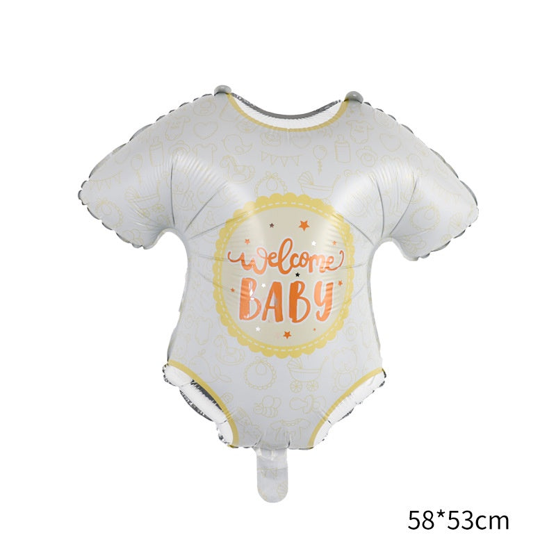 Balon Foil Baby Clothes Welcome Baby Size 58 cm